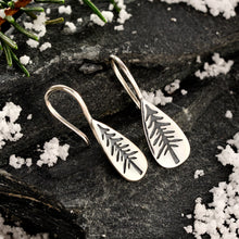 Load image into Gallery viewer, Sterling Silver Daytime Pine Tree Earrings