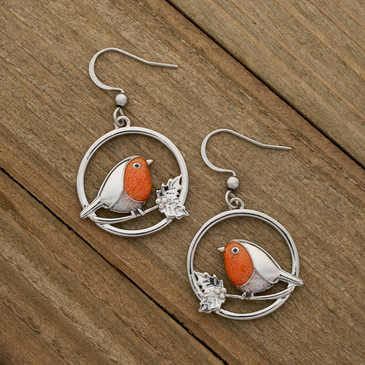 Sand Robin Branch Earrings