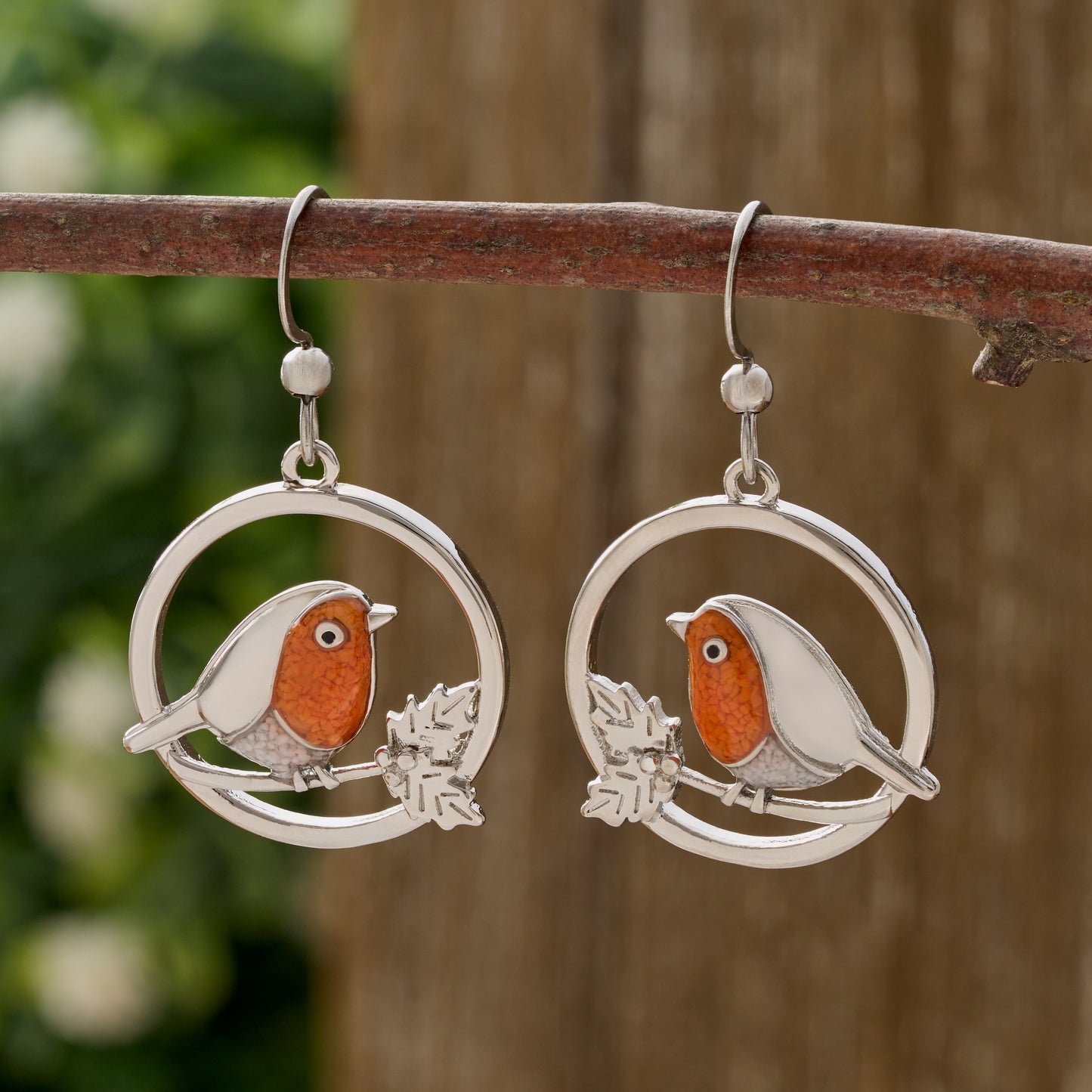 Sand Robin Branch Earrings