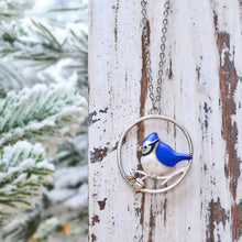 Load image into Gallery viewer, Sand Blue Jay Branch Necklace