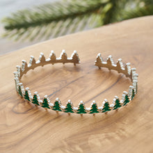Load image into Gallery viewer, Little Pine Tree Cuff Bracelet