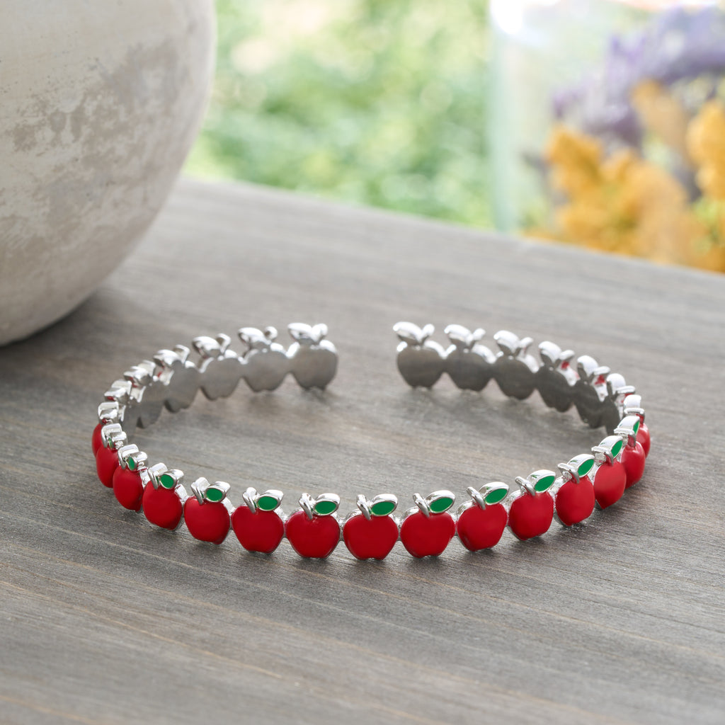 Little Apple Cuff Bracelet