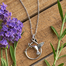 Load image into Gallery viewer, Hummingbird Infinity Necklace