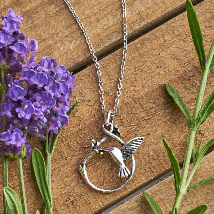 Hummingbird Infinity Necklace