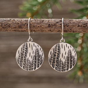 Mystic Pine Forest Earrings