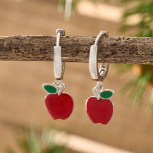 Load image into Gallery viewer, Little Apple Earrings