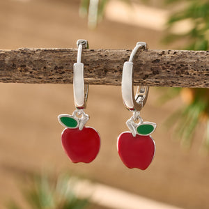 Little Apple Earrings
