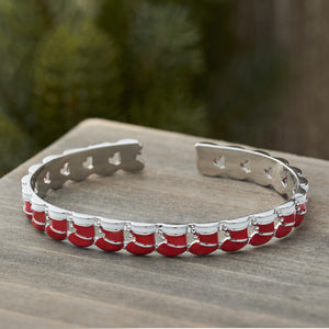 Little Festive Stockings Cuff Bracelet