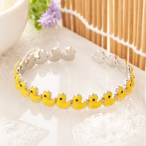 Little Yellow Duck Cuff Bracelet