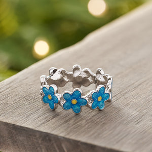 Little Forget-Me-Not Flower Ring