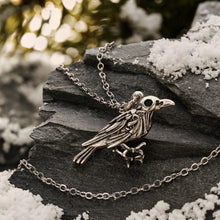 Load image into Gallery viewer, &quot;Nevermore&quot; Raven Necklace