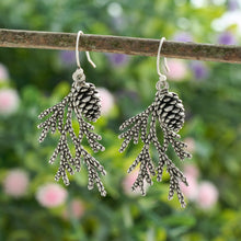 Load image into Gallery viewer, Pine Branch Earrings