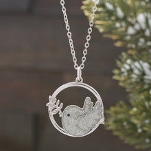 Load image into Gallery viewer, Sand White Dove Branch Necklace