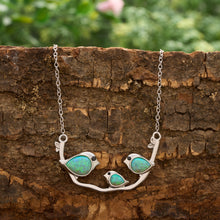 Load image into Gallery viewer, Sterling Silver Green Opal Birdie Gift Set