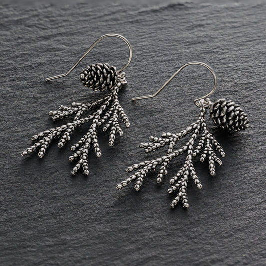 Pine Branch Earrings