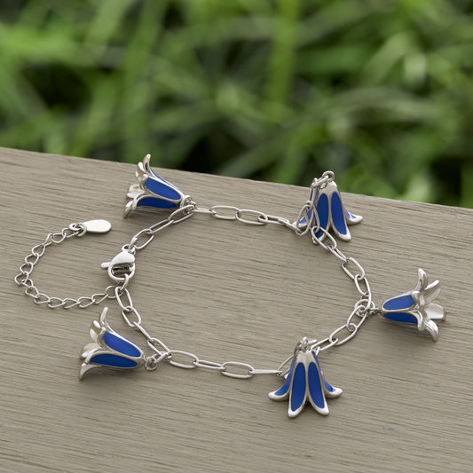 Bluebell Flower Bracelet