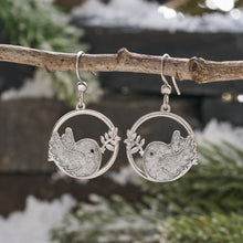 Load image into Gallery viewer, Sand White Dove Branch Earrings