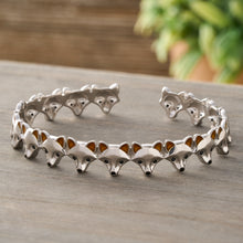 Load image into Gallery viewer, Cute Fox Face Cuff Bracelet