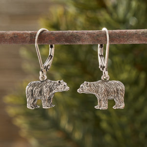 Vintage Walking Bear Earrings