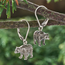 Load image into Gallery viewer, Vintage Walking Bear Earrings