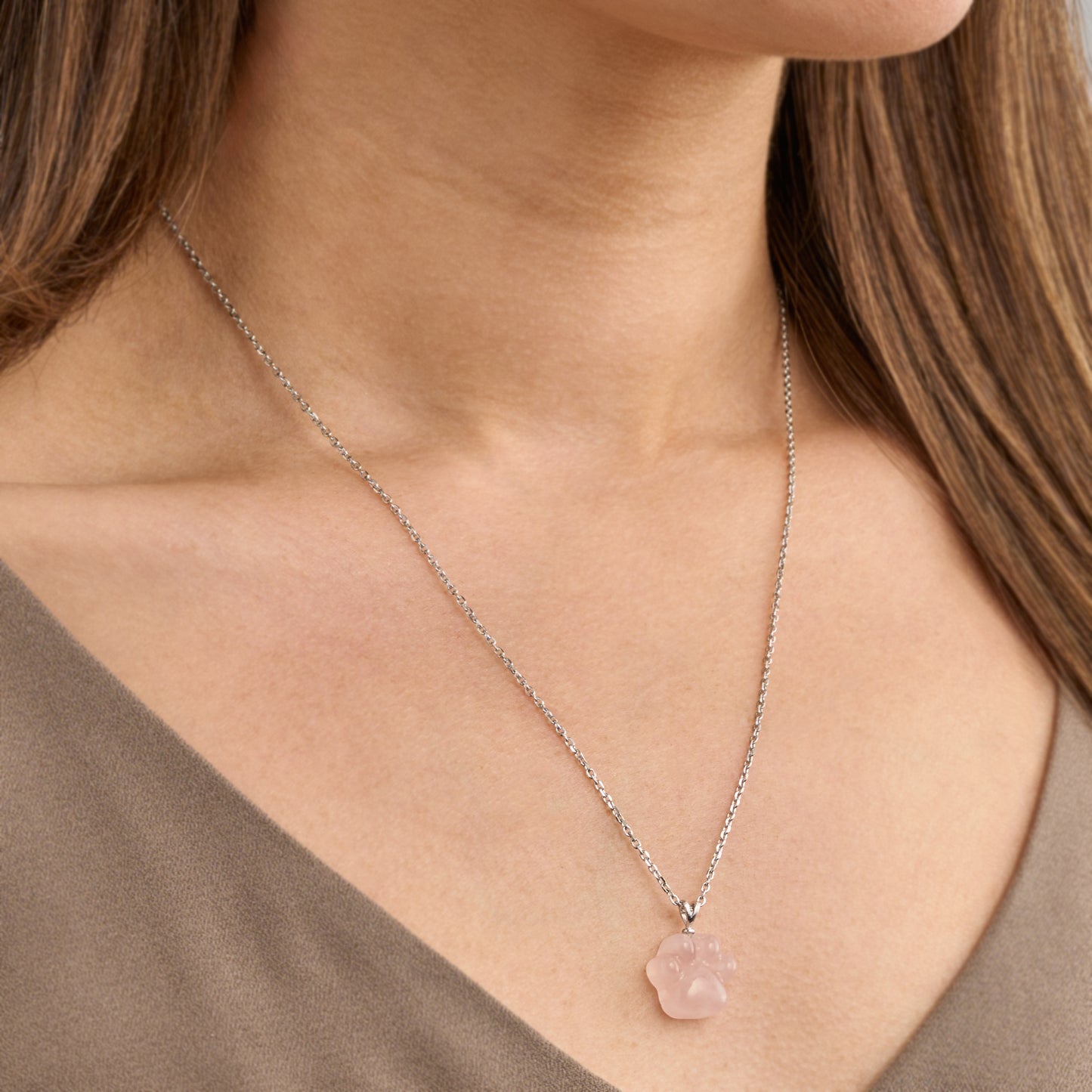Carved Paw Necklace Gift Set