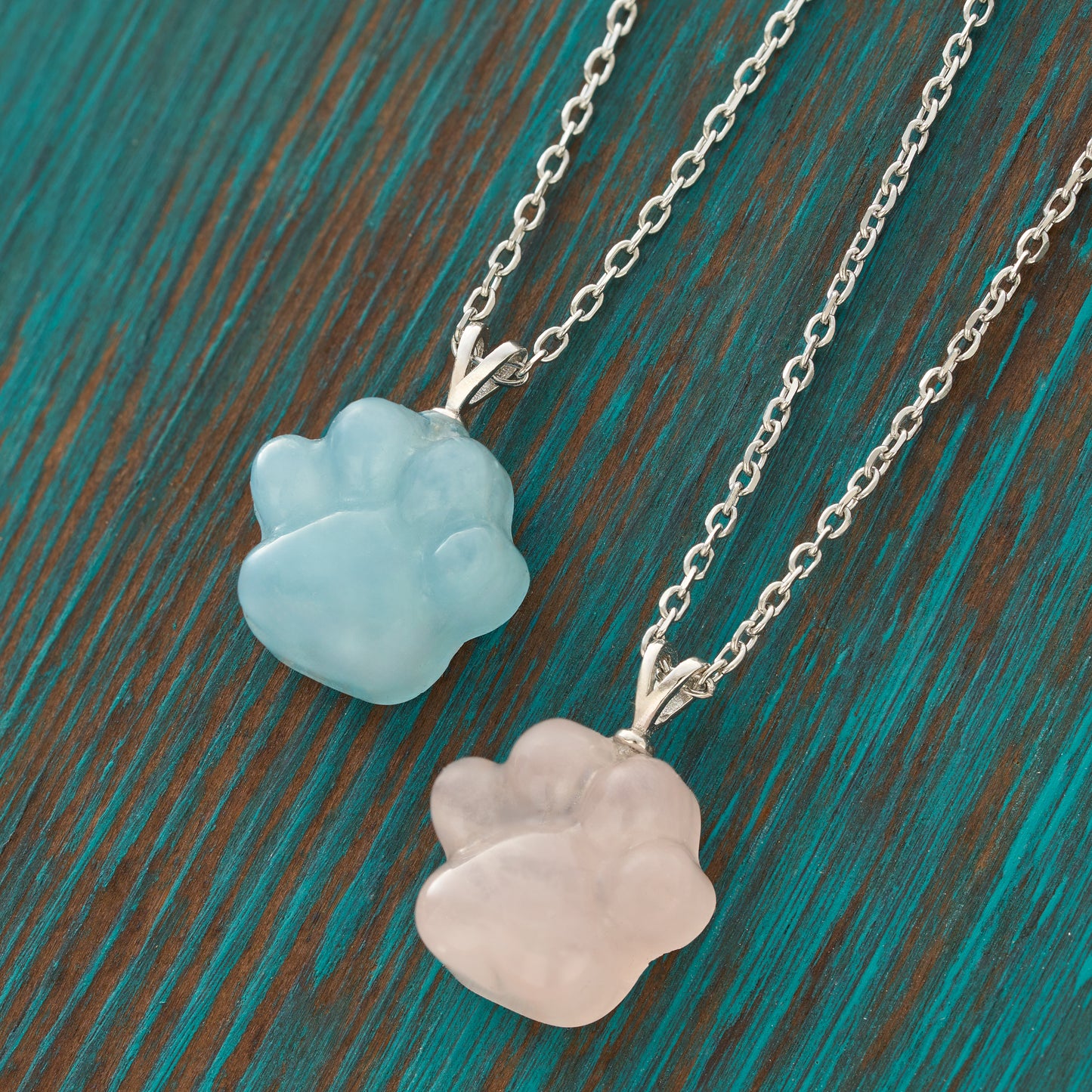 Carved Paw Necklace Gift Set