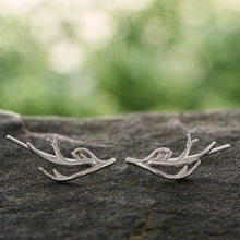 Load image into Gallery viewer, Sterling Silver Antler Climbers