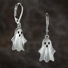 Load image into Gallery viewer, Leverback Spooky Ghost Earrings