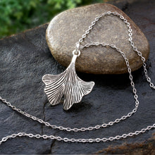 Load image into Gallery viewer, Vintage Ginkgo Leaf Necklace