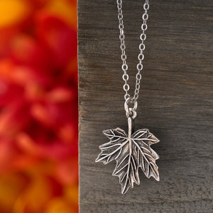 Vintage Maple Leaf Necklace