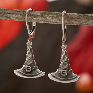 Leverback Witch Hat Earrings