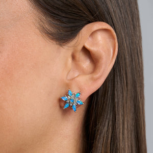 Blue Opal Snowflake Gift Set