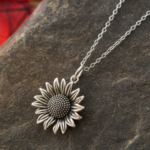 Vintage Sunflower Necklace