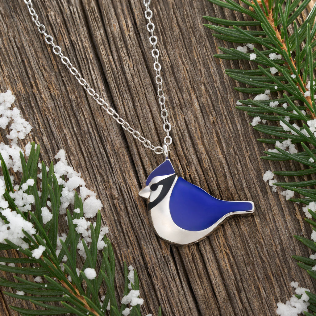 Little Blue Jay Necklace