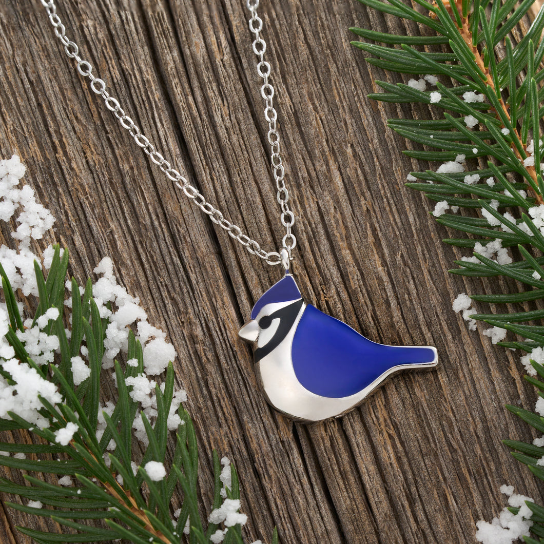 Little Blue Jay Necklace