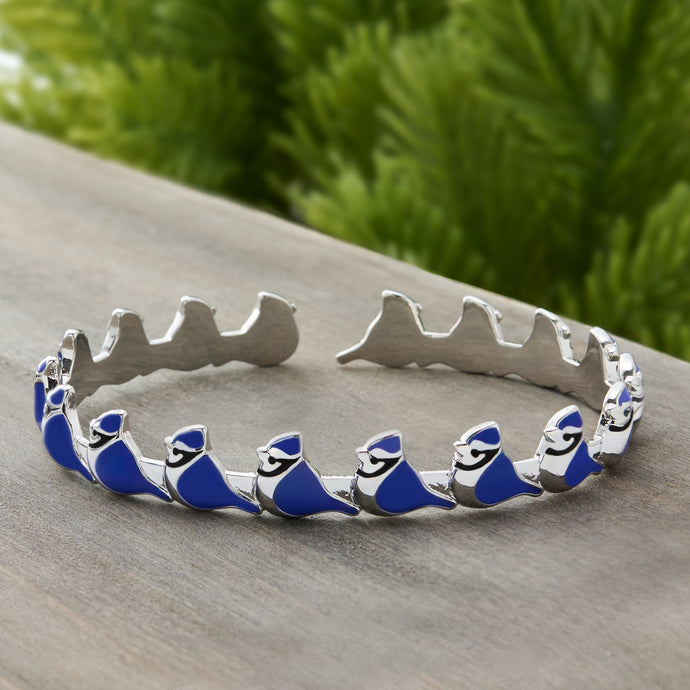 Little Blue Jay Cuff Bracelet