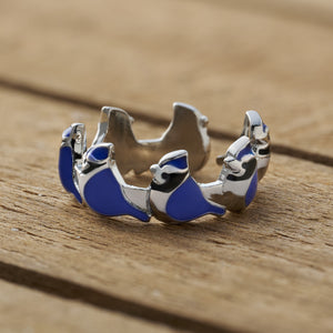 Little Blue Jay Ring