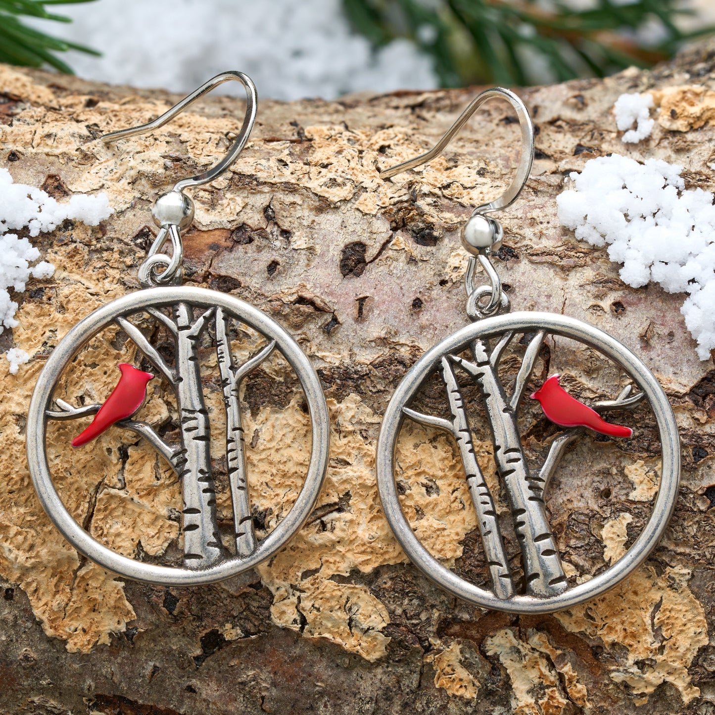 Red Cardinal Tree Gift Set