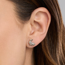 Load image into Gallery viewer, Sterling Silver Vintage Bunny Studs