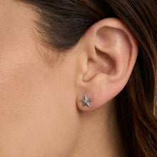 Load image into Gallery viewer, Sterling Silver Vintage Barn Star Studs