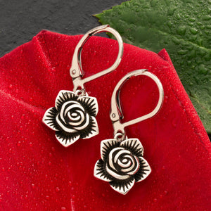 Vintage Rose Earrings Gift Set