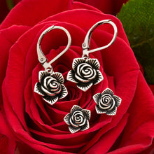 Load image into Gallery viewer, Vintage Rose Earrings Gift Set