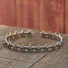 Load image into Gallery viewer, Vintage Barn Star Cuff Bracelet