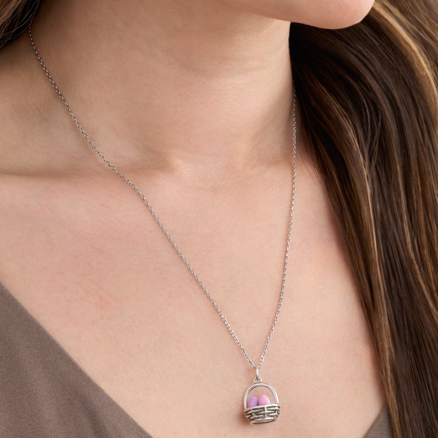 Easter Basket Necklace