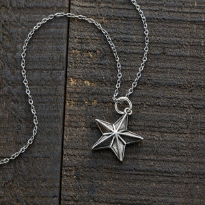 Vintage Barn Star Necklace