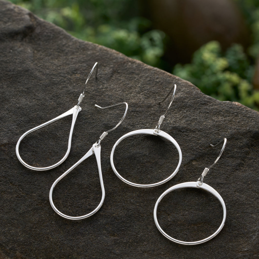 Sterling Silver Minimalist Earrings Bundle