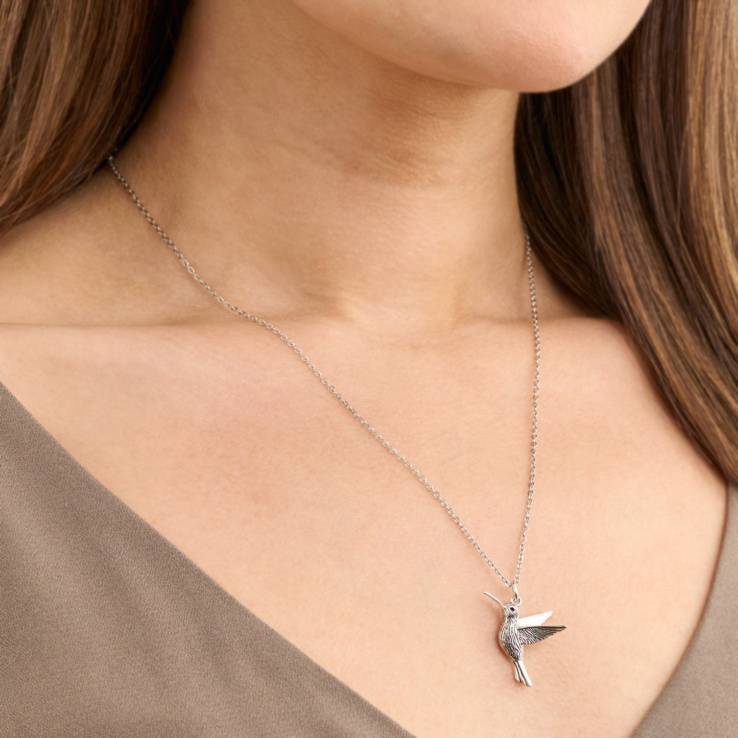 Vintage Hummingbird Necklace