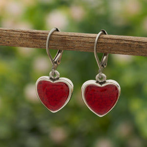 Red Glass Heart Gift Set