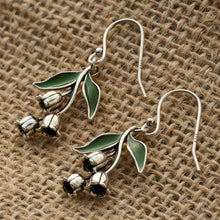 Load image into Gallery viewer, Vintage Lily of the Valley Floral Drop Gift Set (French Hooks)