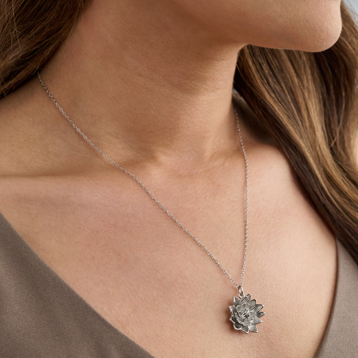 Water Lily Necklace